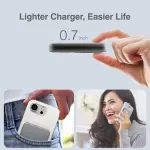 BATERÍA EXTERNA MAGNÉTICA MS10 DE 1000MAH DE ALUMINIO ARGPB1162